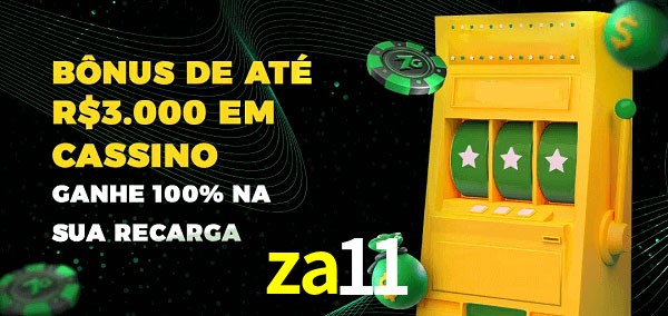 za11 melhor bônus de depósito